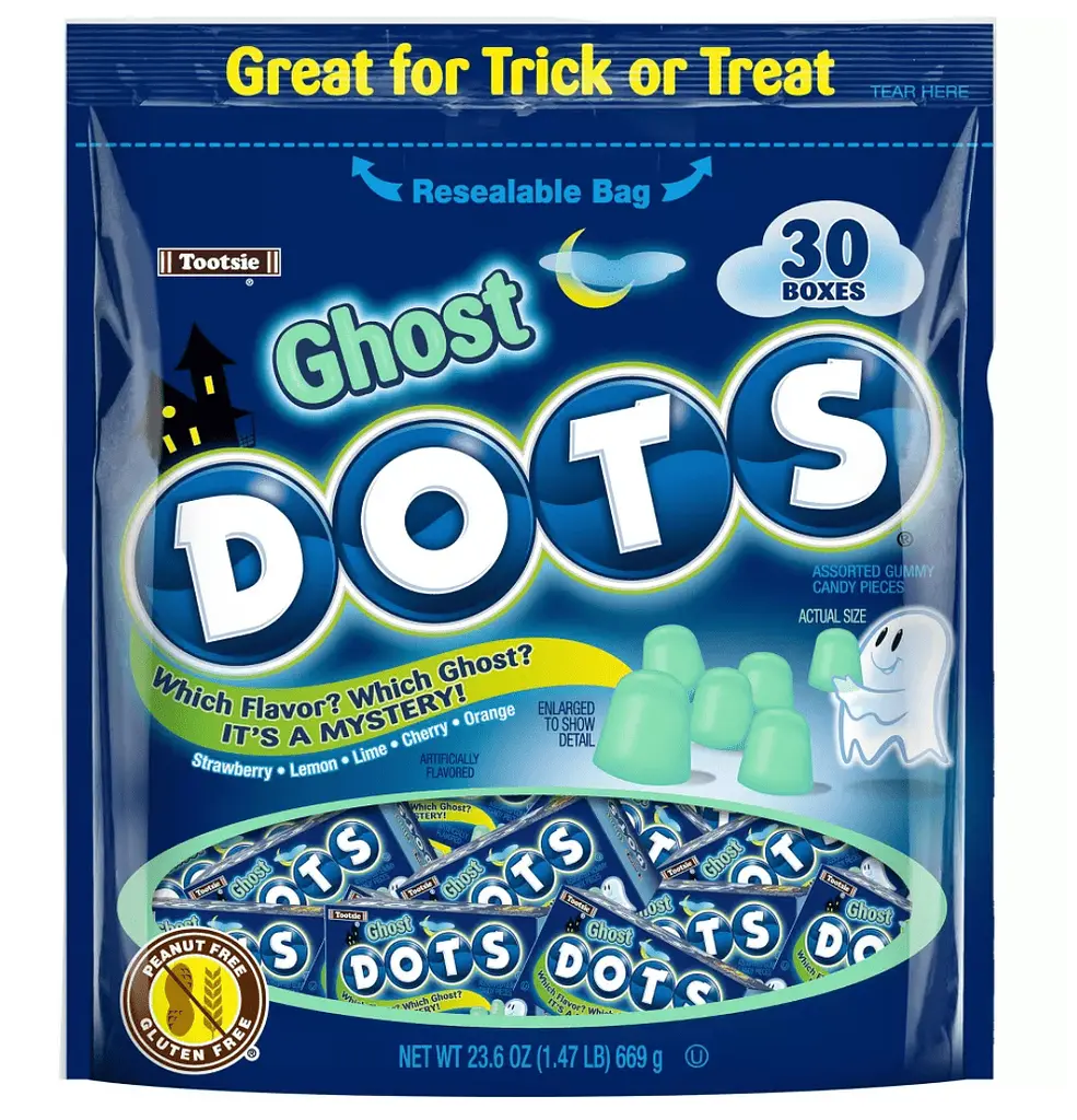 Жувальні цукерки Dots Halloween Ghost Chewy Gummy Candy 669г