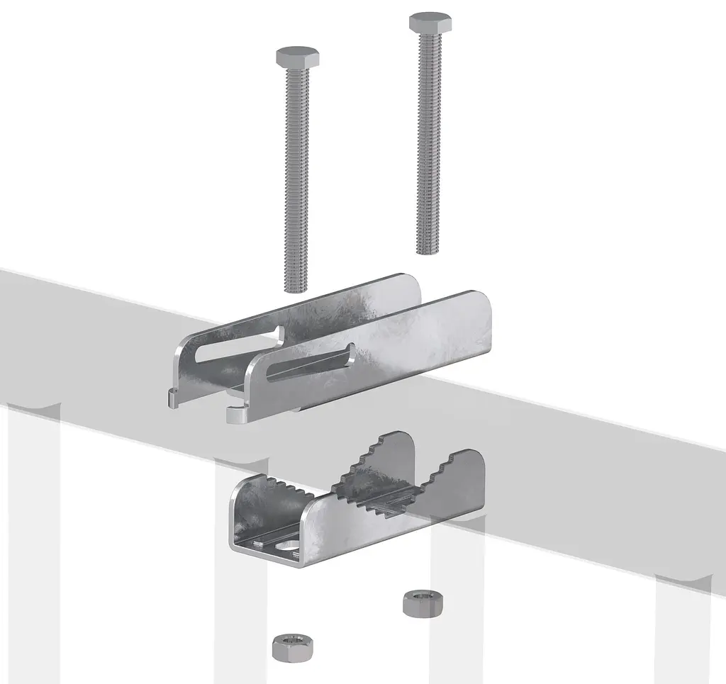 Сушарка для білизни навісна Colombo Balcony with clamps (STZAN2) - фото 4