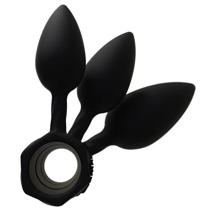 Набір анальних пробок Bathmate Anal Training Plugs, діаметр 2,5 см - 3,1см - 3,8см - фото 2