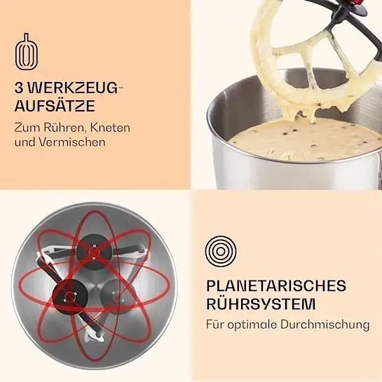 Кухонный комбайн 3в1 Klarstein Lucia (10006254) - фото 3