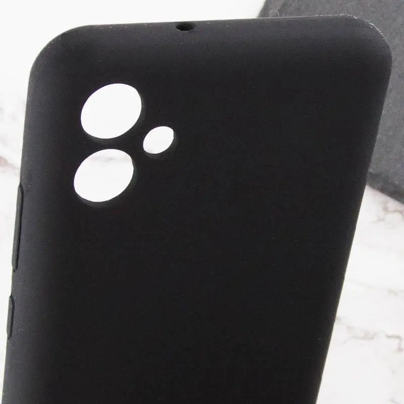 Чохол Silicone Cover Lakshmi Full Camera (AAA) для Samsung Galaxy A07 Чорний / Black - фото 6
