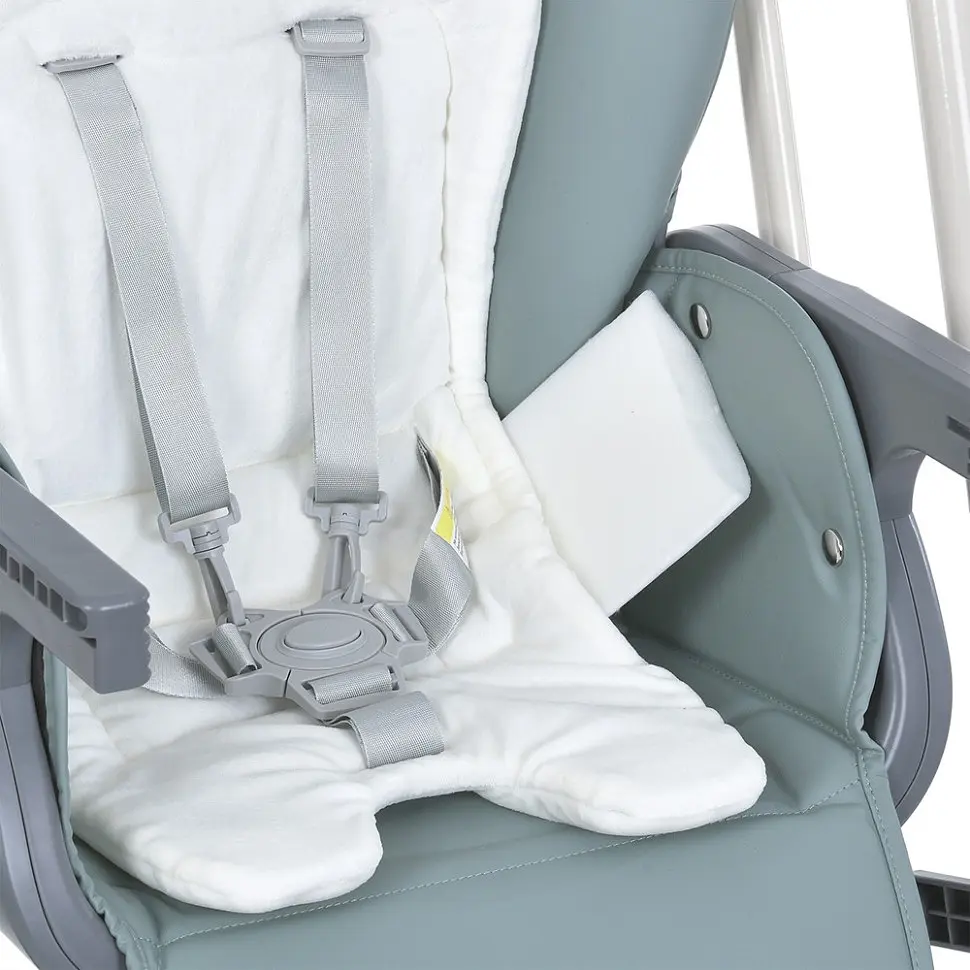 Стульчик-качалка для кормления El Camino SWAN ME 1087-G Pale Green - фото 6