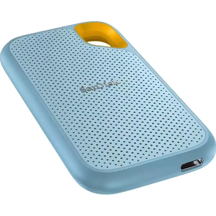 Зовнішній SSD накопичувач SanDisk Extreme Portable V2 4TB Sky Blue (SDSSDE61-4T00-G25B) [139105] - фото 3