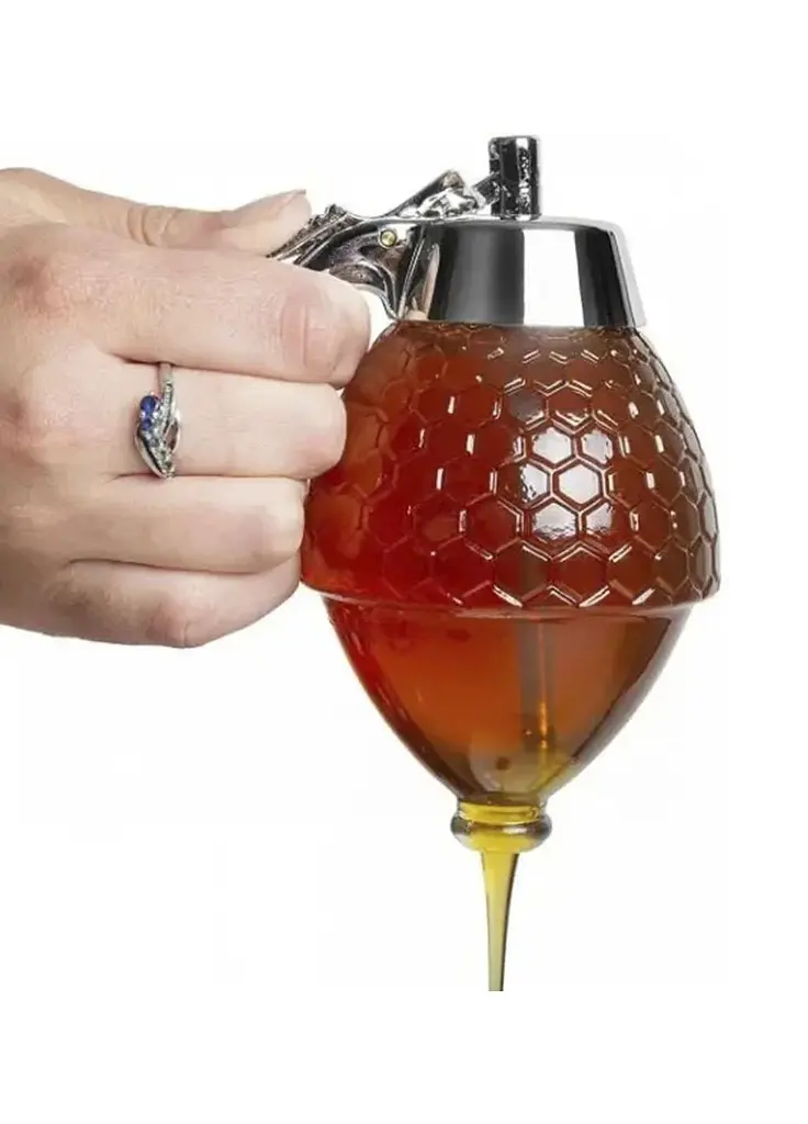 Диспенсер для меду та соусів Honey Dispenser, ручний дозатор-контейнер 200 мл - фото 6