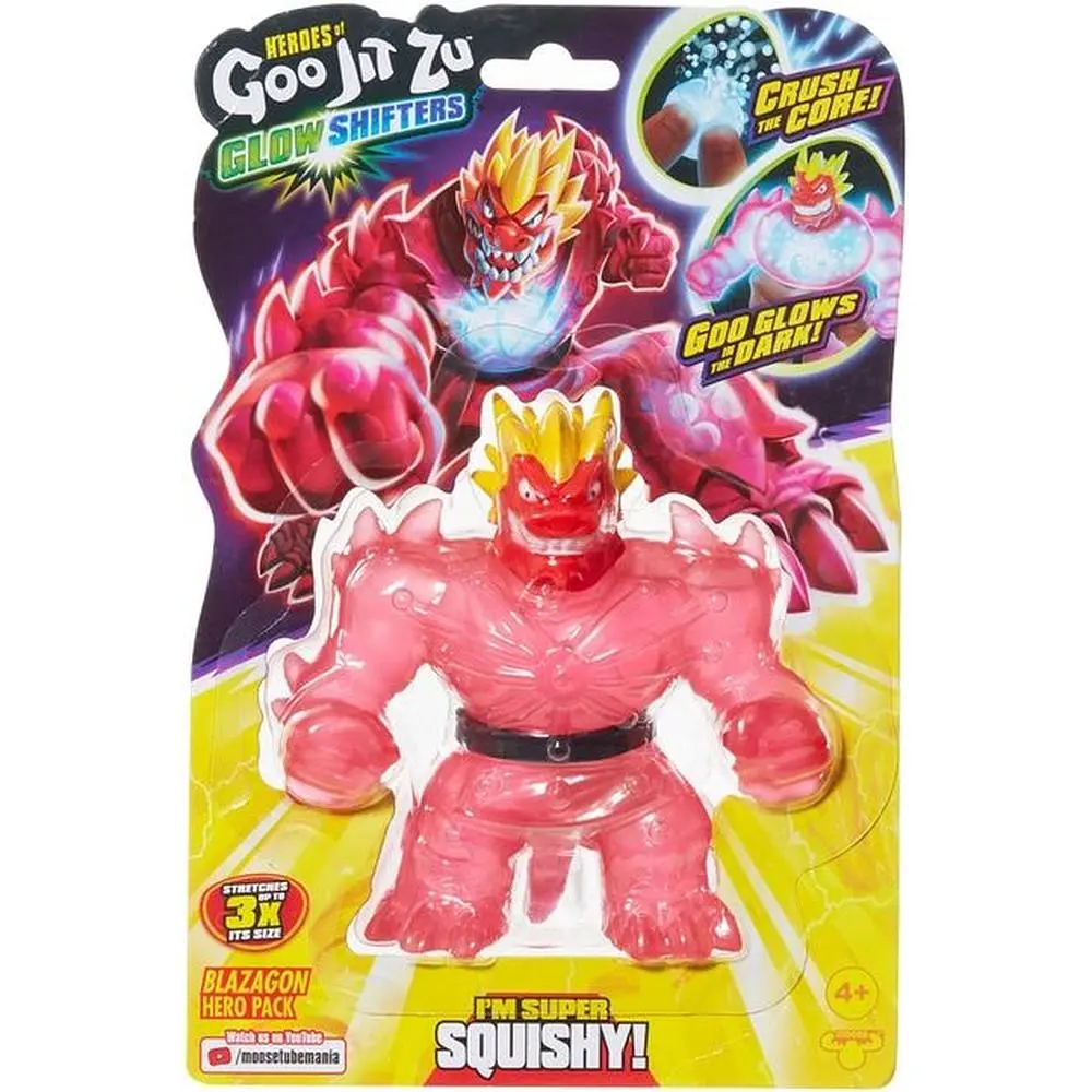 Іграшка-антистрес Goo Jit Zu Glow shifters Блейзагон (123015) - фото 3