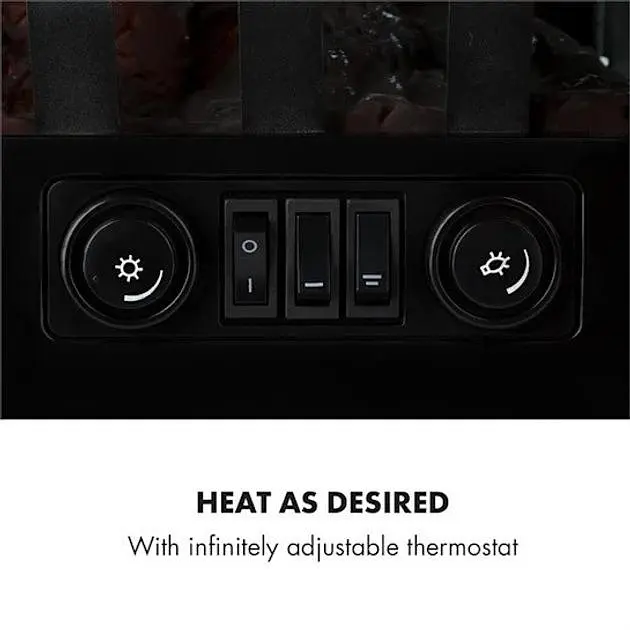 Камін електричний Klarstein Graz PanoramaView (10033094) - фото 4