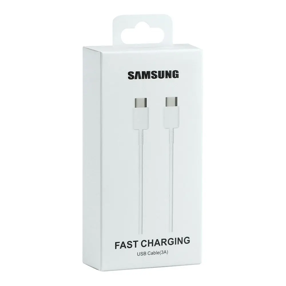 Кабель для заряджання USB Samsung Type-C to Type-C 60W 1:1 White - фото 2