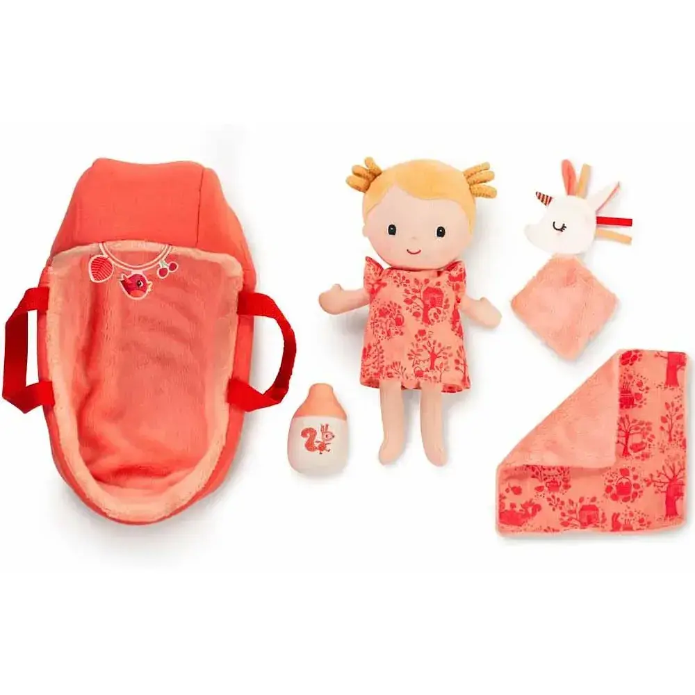 М'яка лялька в колисці Lilliputiens Ліна (83375) - фото 2