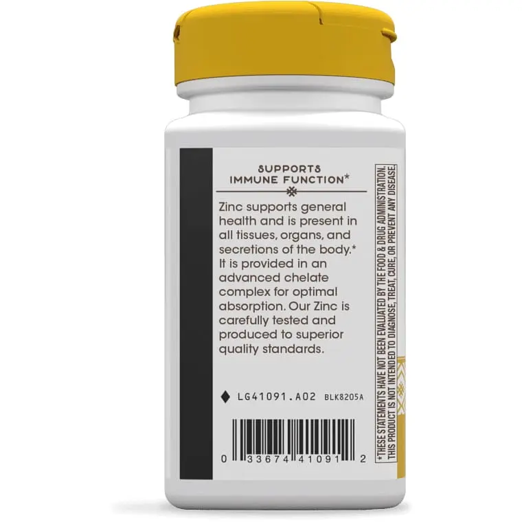 Вітаміни та мінерали Nature's Way Zinc Chelate, 100 капсул - фото 3