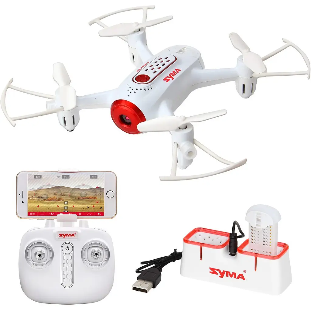 Радиоуправляемая игрушка Syma Квадрокоптер с FPV-камерой 14.2 cм (X22W) - фото 4