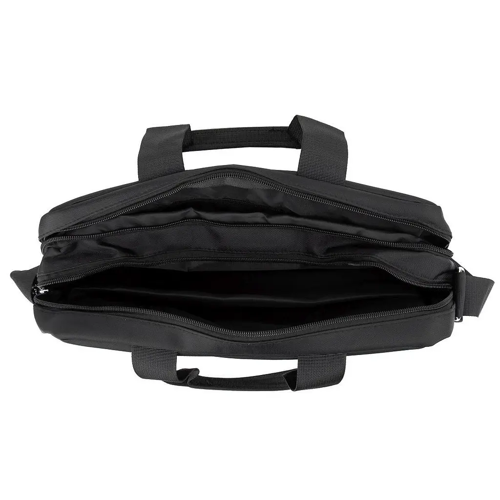 Сумка-портфель чоловіча текстильна для ноутбука 13'' та документів Tiding Bag M56-3813A чорна - фото 2