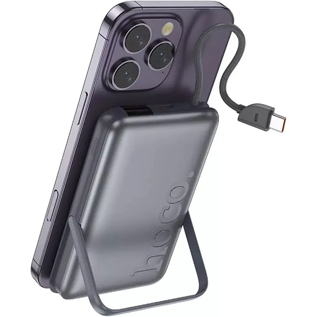 Зовнішній акумулятор Hoco Q43 Clever 10000mAh 20W Metal Gray [165932] - фото 3