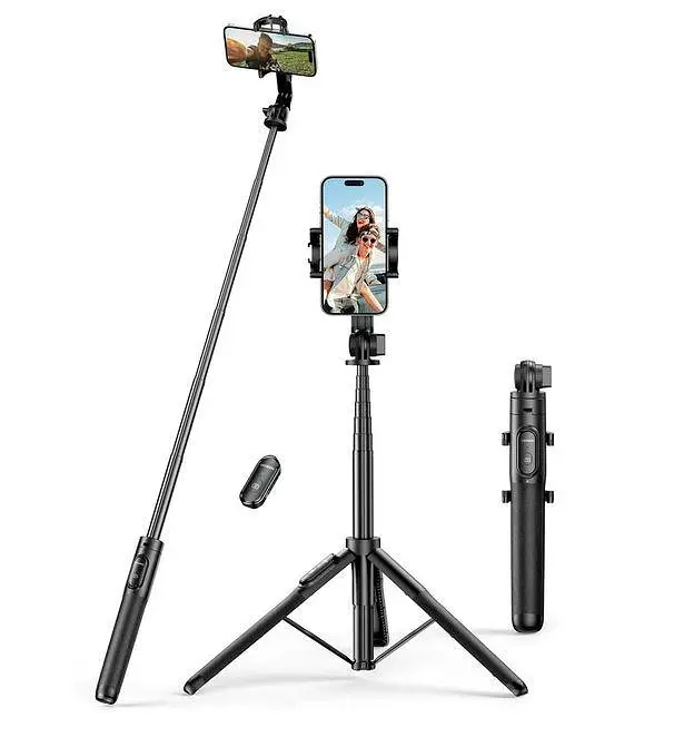 Штатив для селфи - тринога UGREEN Selfie stick tripod with Bluetooth remote 15062 - фото 2