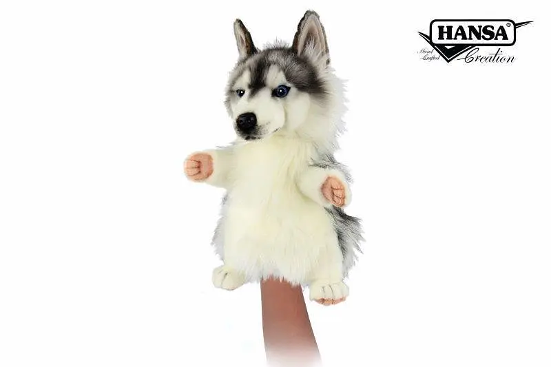 М'яка іграшка на руку Hansa Хаскі, серія Puppet (84499) - фото 2