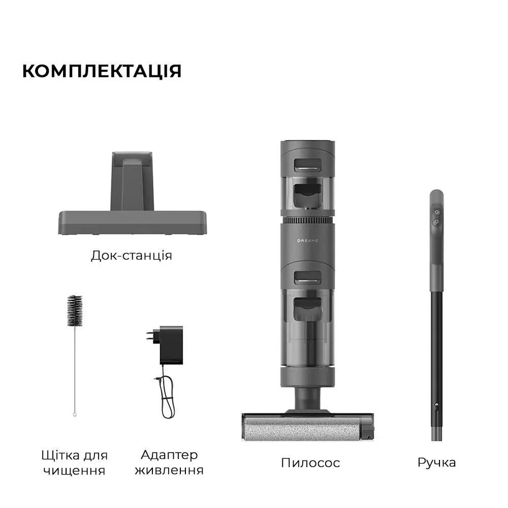 Акумуляторний миючий пилосос Dreame Wet & Dry Vacuum Cleaner H11 Core (HHR21A) - фото 7