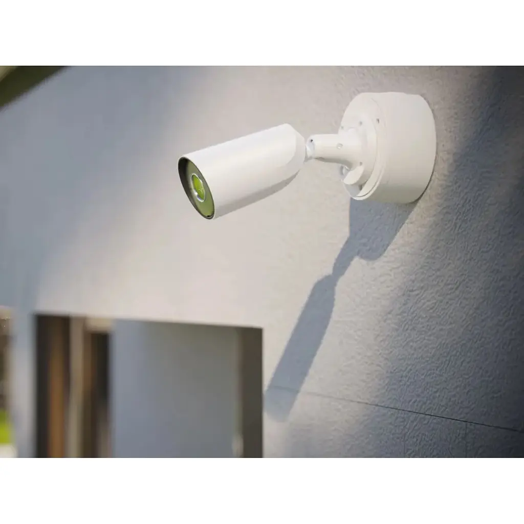 IP-камера Ajax дротова BulletCam HL white, 5мп, 2.8мм, гібридне підсвічування IR 35м, Led білий 50м, Poe, True WDR, IP 65, аудіо, угол огляду 100° до 110°, вулична, біла - фото 5