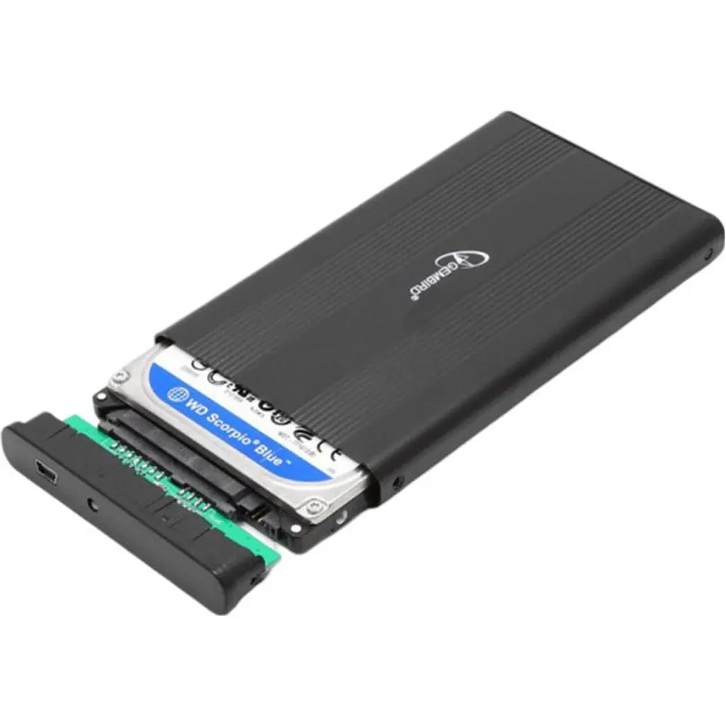 Зовнішня кишеня Gembird 2.5` USB2.0 Black (EE2-U2S-5) [124676] - фото 4