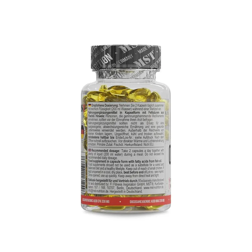 Жирні кислоти MST Nutrition Omega 3 Selected 55%, 60 капсул - фото 3