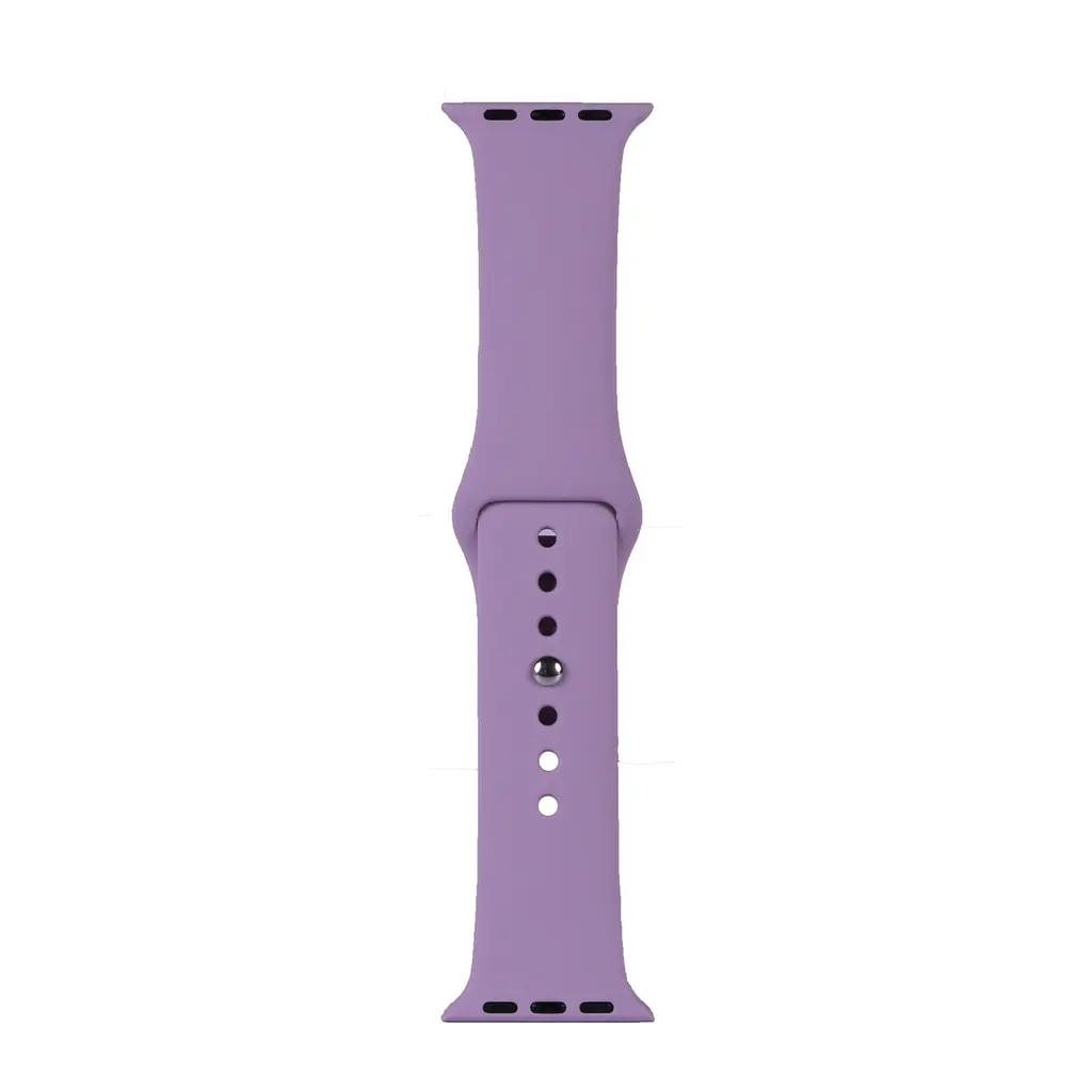 Ремінець Apple Watch Silicone 42/44/45/46/49 мм Light Фіолетовий L - фото 2