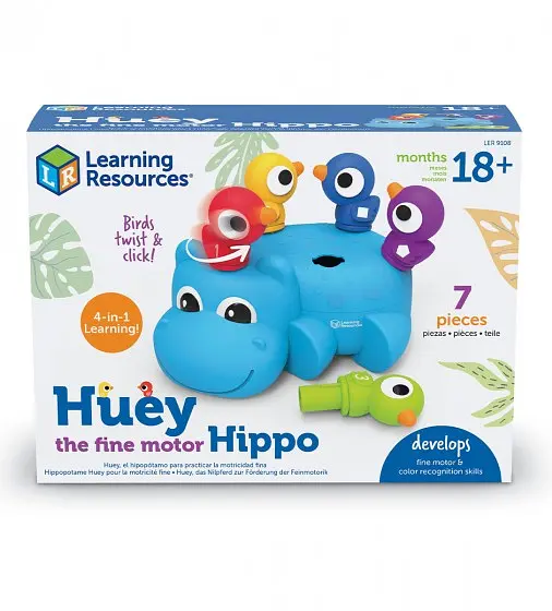 Обучающий игровой набор-сортер Learning Resources Умный бегемот Хьюи (LER9108) - фото 7