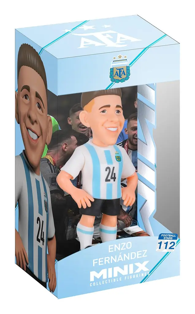 Колекційна фігурка ARGENTINA Enzo Fernandez 12 см MINIX art - 22625 - фото 7
