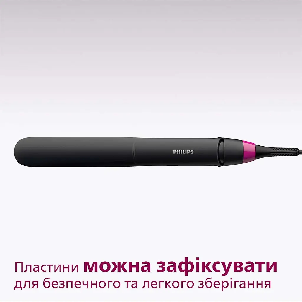 Стайлер Philips StraightCare Essential чорний (BHS375/00) - фото 3
