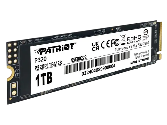 SSD M.2 накопичувач Patriot P320 1TB (P320P1TBM28) - фото 2