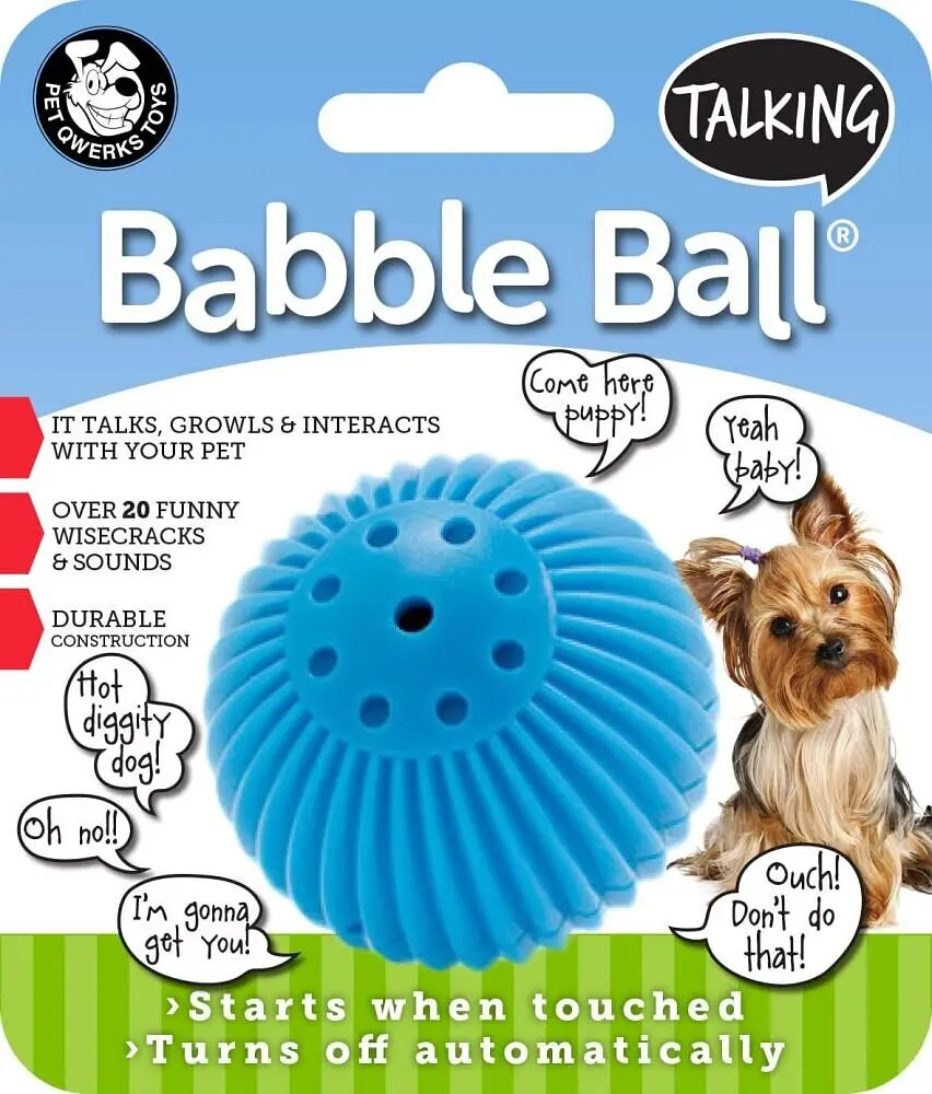 Інтерактивна іграшка-м'яч для собак Pet Qwerks Talking Babble Ball - фото 7