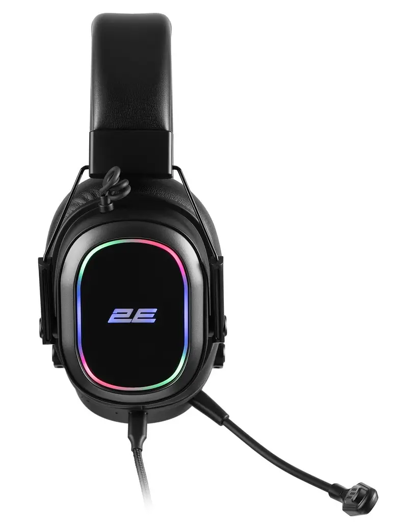 Ігрова гарнітура 2E GAMING HG320 V2 7.1 USB-A RGB Black (2E-HG320V2BK-7.1) - фото 7