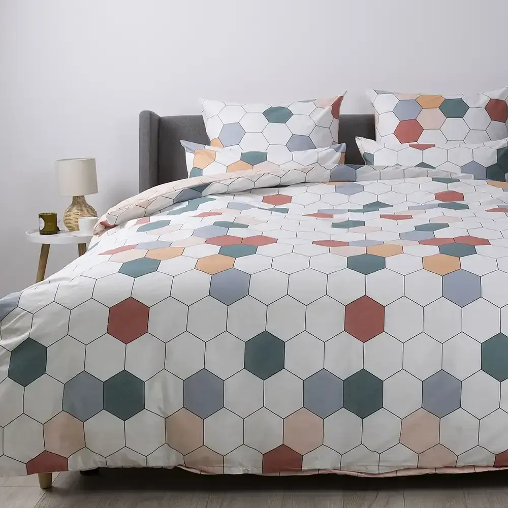 Комплект постільної білизни ТЕП Happy Sleep Барвисті соти двоспальний 50x70 - фото 7