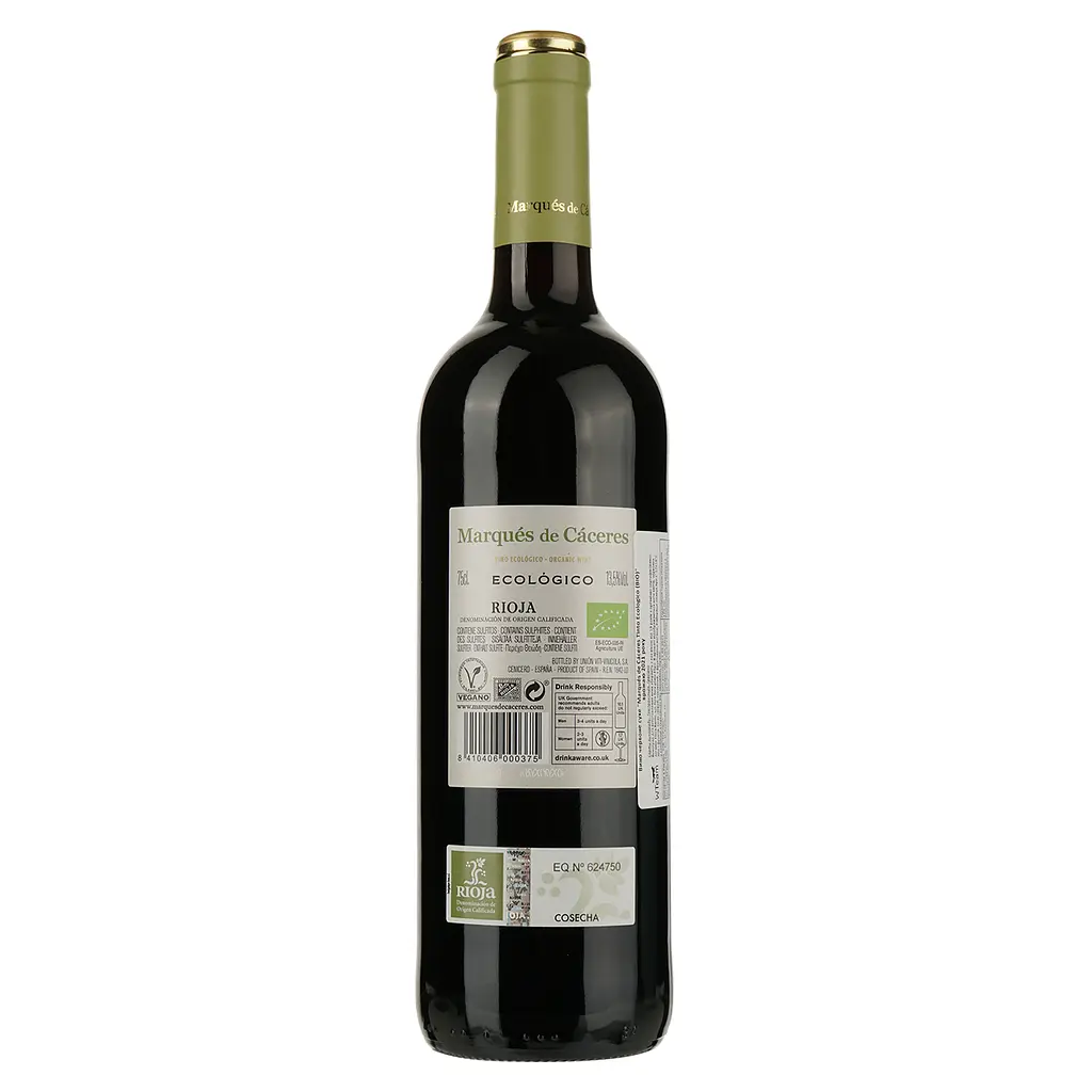 Вино Marques De Caceres Tinto Ecologico, червоне, сухе, 13,5%, 0,75 л (8000019820777) - фото 2