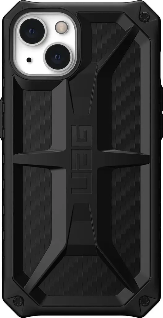 Оригінальний протиударний чохол UAG Monarch для iPhone 13 \| 14 (6.1") Black Carbon (113171114242)