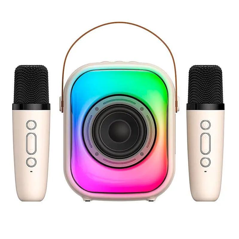 Акустика-караоке Onikuma L7 with 2 mic RGB IPX4 BT5.3, USB/TF/AUX, 5W, 5h