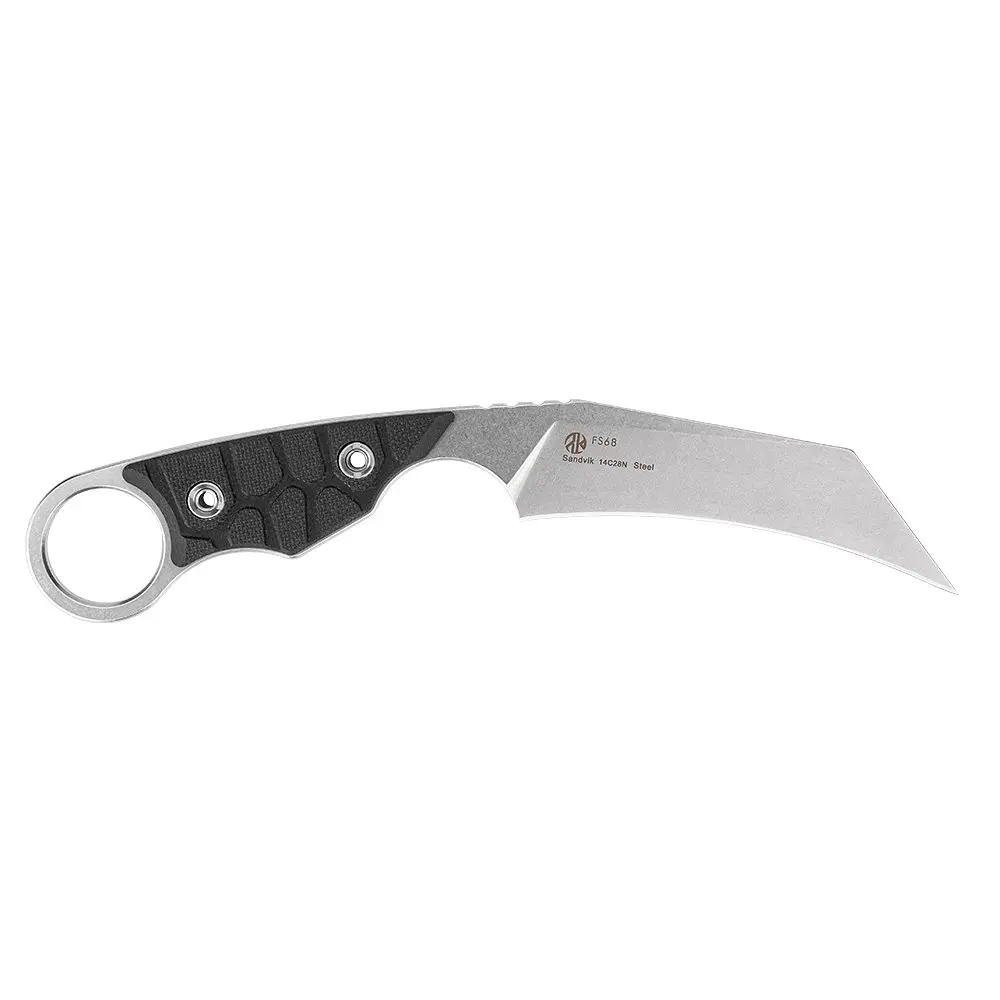 Ніж фіксований туристичний Ruike FS68, (8.6 см) 14C28N/G10 чорний - фото 6