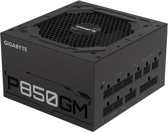 Блок живлення Gigabyte P850GM 850W 80+ Gold Black (GP-P850GM) - фото 2