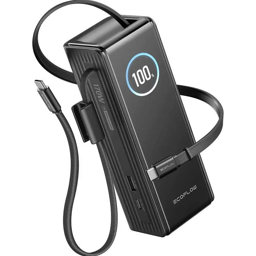 Внешний аккумулятор EcoFlow RAPID 25000mAh Black [EF-RAPID25K100W-B-EU] [139814] - фото 2