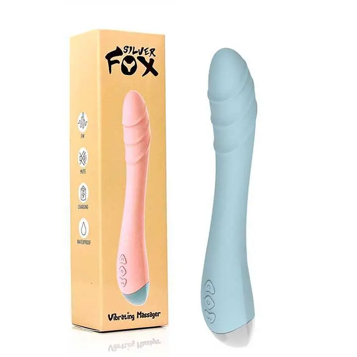 Вібратор Silver Fox для стимуляції точки G USB Синій K0825-2 - фото 7