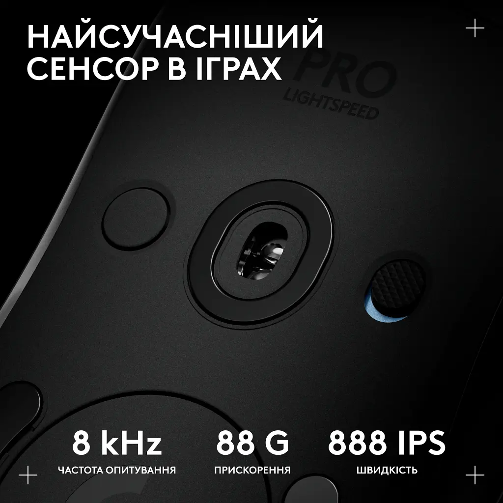 Мишка Logitech G Pro 2 Lightspeed Wireless Black (910-007295) - фото 4