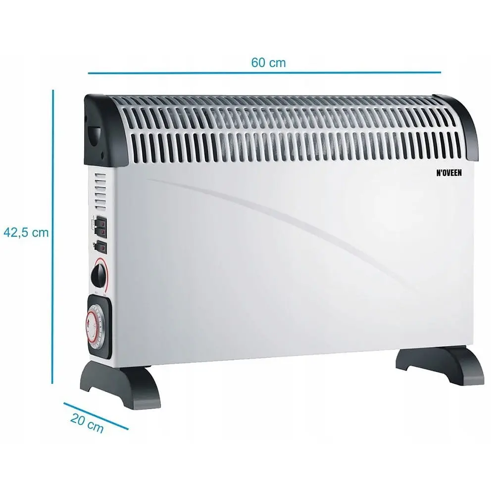 Конвекторный обогреватель N'oveen Turbo Fan Timer CH-6000 2000W - фото 3