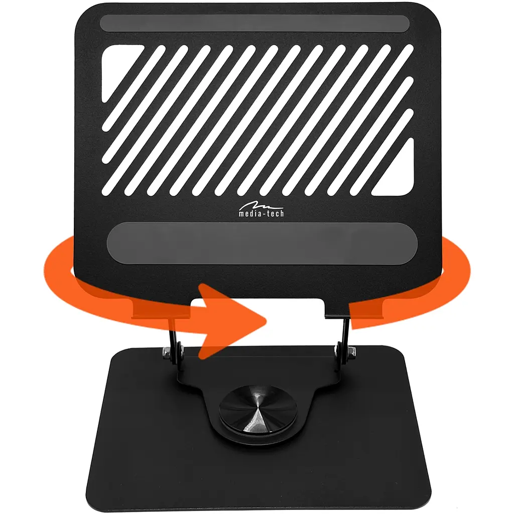 Підставка для ноутбука ROTO 10-17" Aluminum Alloy Media-Tech - фото 8