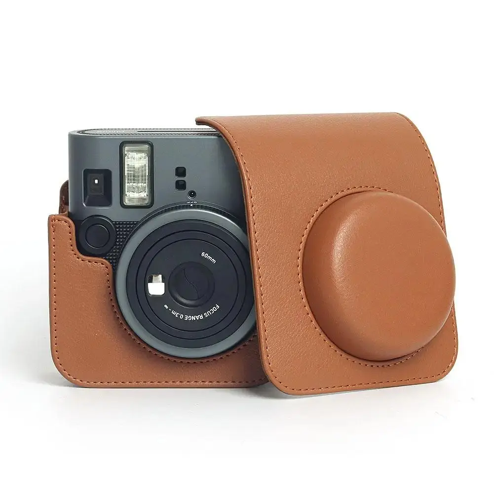 Подарунковий набір Фотоапарат Fujifilm Instax Mini 41 Фотопапір 100 шт. Чохол Фотоальбом на 108 фото коричневий - фото 4