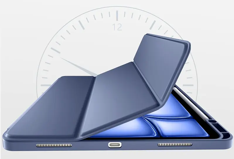 Чохол-книжка DK для Apple iPad Air 13" M2 2024 екошкіра/силікон Smart Case cлот стилус (017899) lavender - фото 3