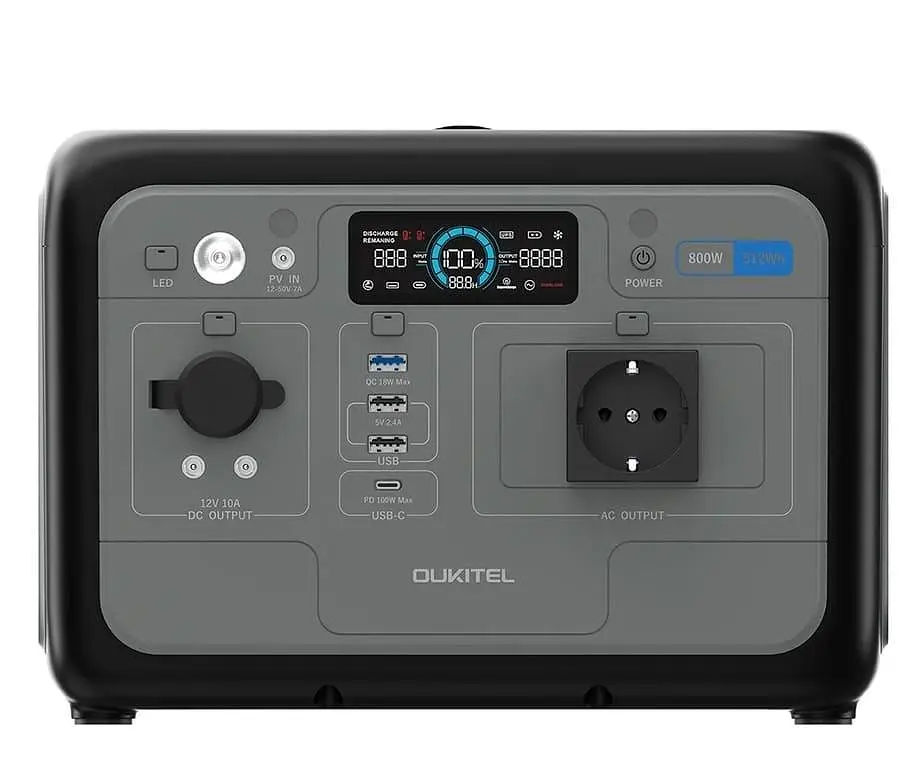 Зарядная станция Oukitel P800E / 800 Вт / 512 Вт/ч / LiFePO4 (P800E) UA - фото 3