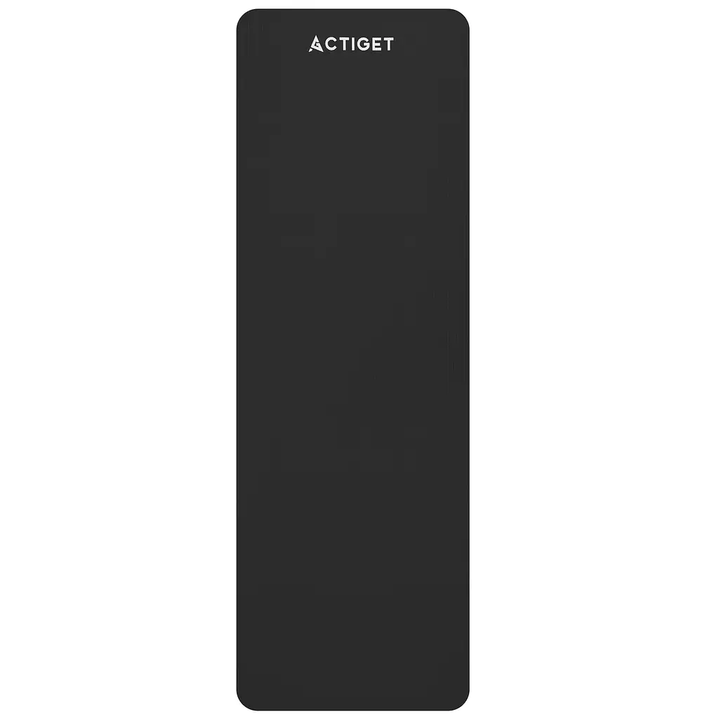 Килимок спортивний Actiget NBR 183 x 61 x 1 cм для йоги та фітнесу ACT0020 Black - фото 6