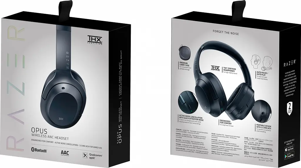 Гарнітура Razer Opus Late 2020 WL Black (RZ04-03430100-R3M1) - фото 7