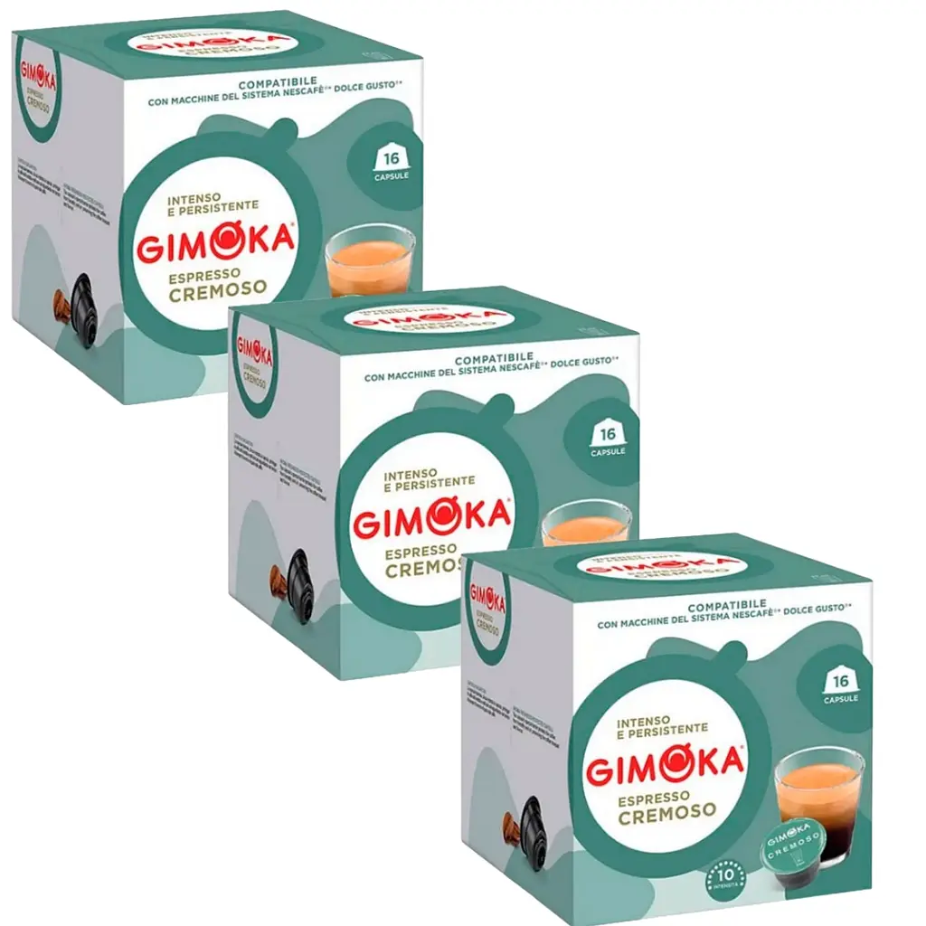Кава в капсулах Gimoka Cremoso 16 шт (упак. 3 шт)