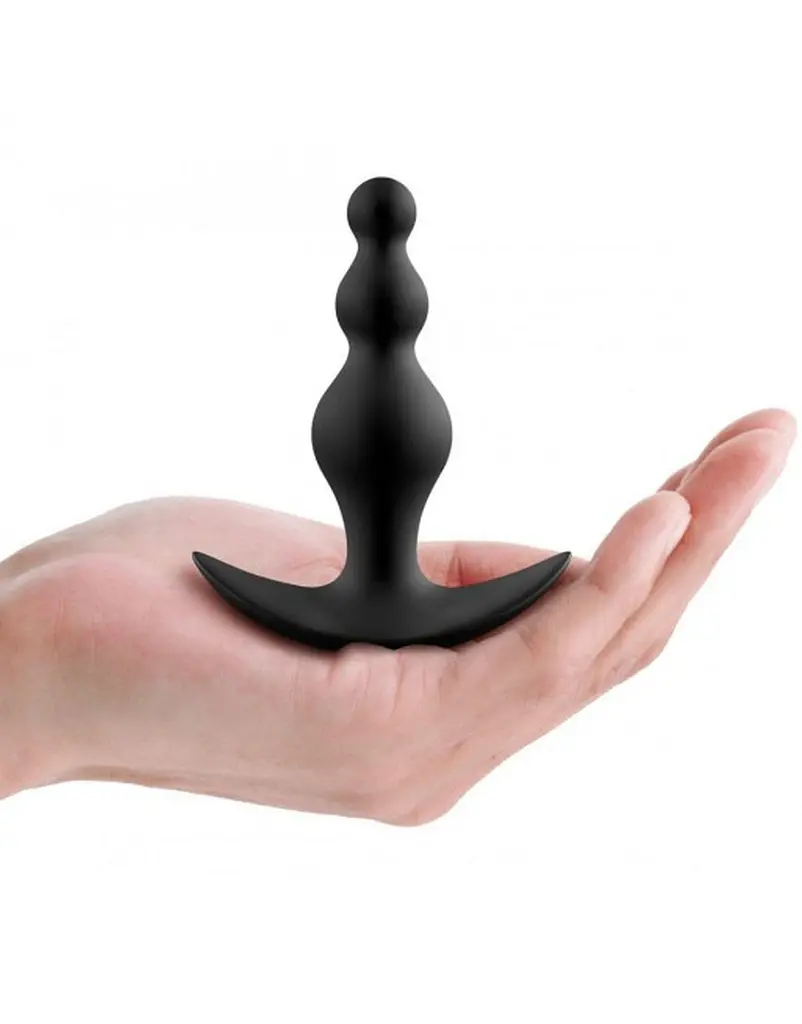 Анальна пробка Dorcel Training Beads S 10 см (чорний) - фото 4