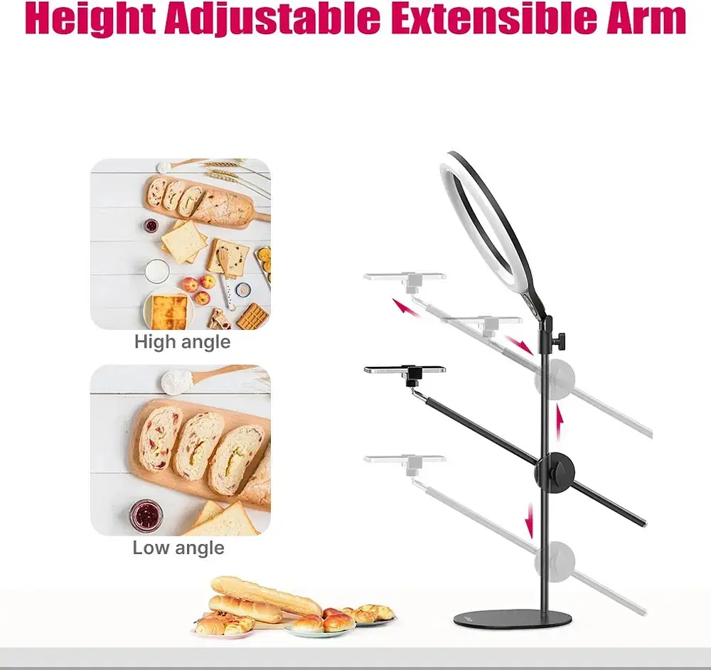 Кольцевая LED лампа Ulanzi T1 26см (UV-2517) [81645] - фото 4