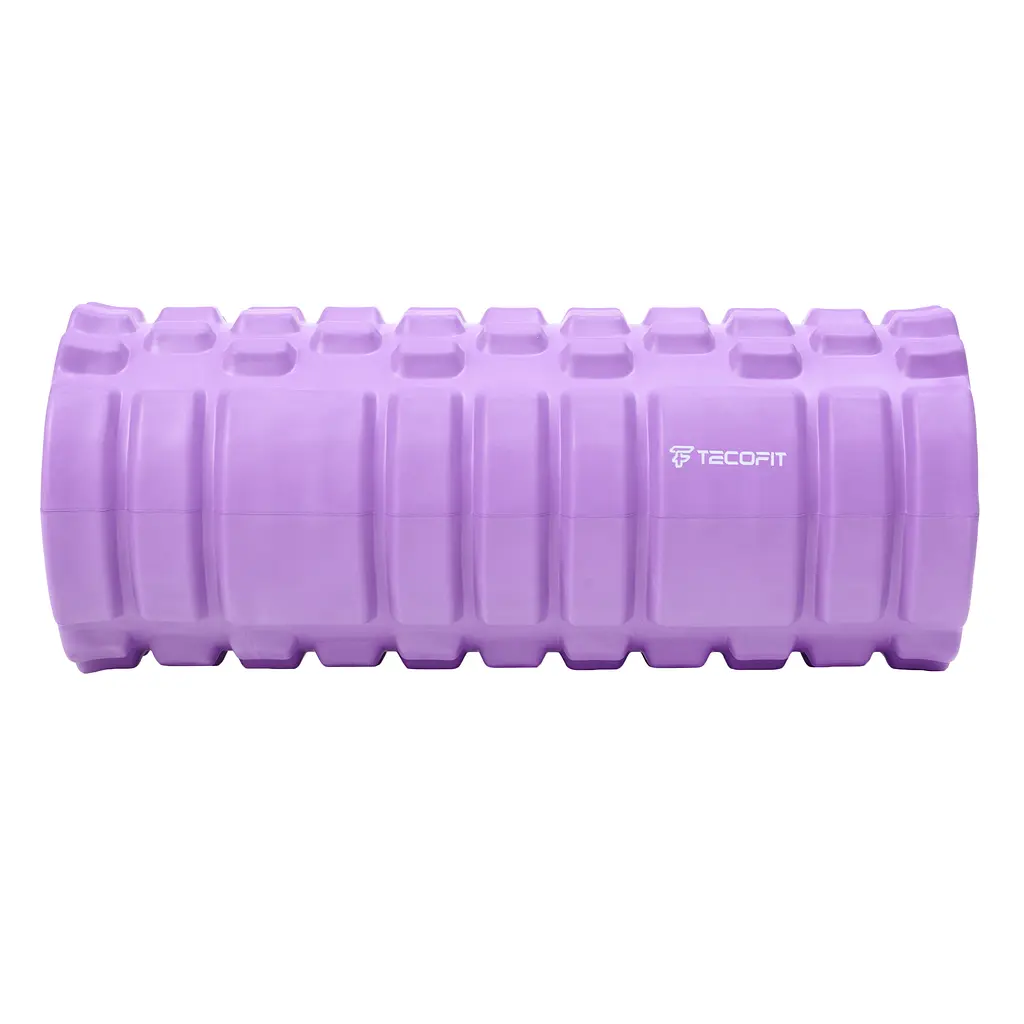 Масажний ролик TECOFIT Foam roller 33x14 см Фіолетовий (TOP18013781/3) - фото 2