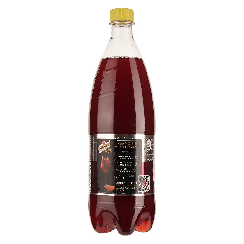 Напиток Schweppes гранат, сильногазированный, 1 л - фото 2